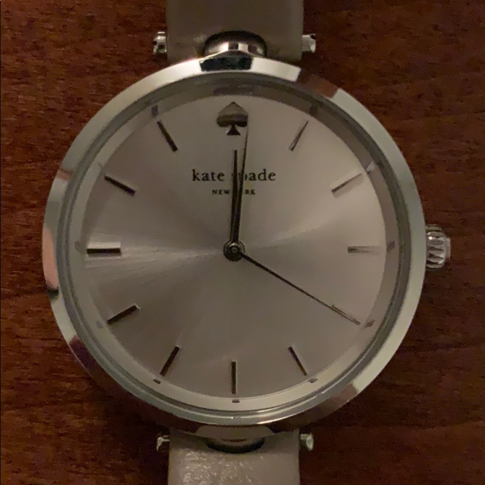 COPY - Kate spade grey and silver watch with skin…